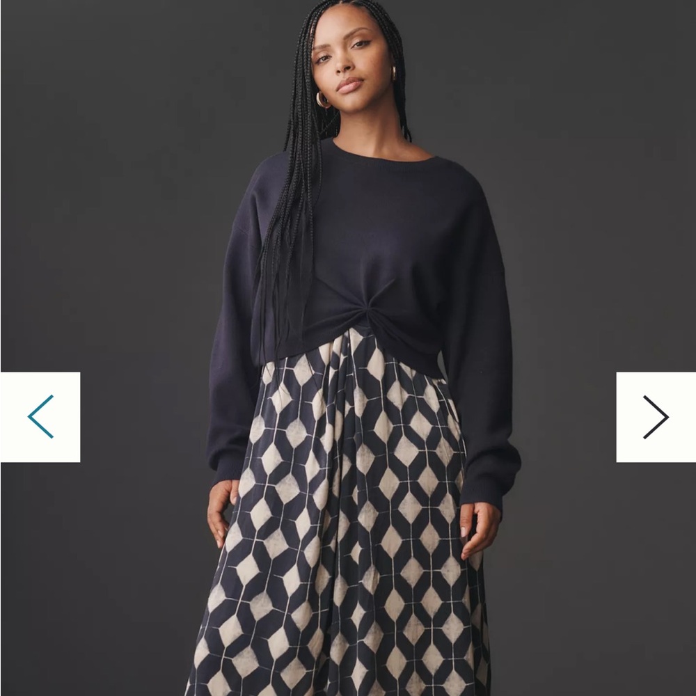 The Gemini Twofer Sweater + Dress Set NWT